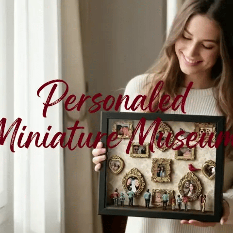 🏛️ DIY Mini Museum Silhouette Box