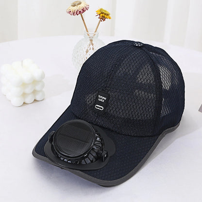 🧢 Solar Breeze Fan Hat-Shade above you - Solar-Powered • Built-in Fan • Stay Cool Anywhere