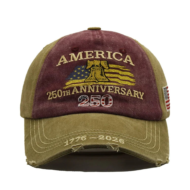 🦅 US 250th Anniversary Heritage Embroidered Cap