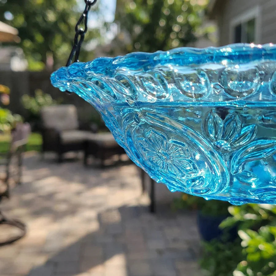 🌿✨ Solar Bloom Hanging Bird Bath Fountain – Thoughtful for Mother’s Day & Beyond