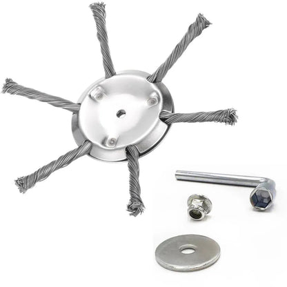 6” Heavy-Duty Steel Wire Trimmer Head