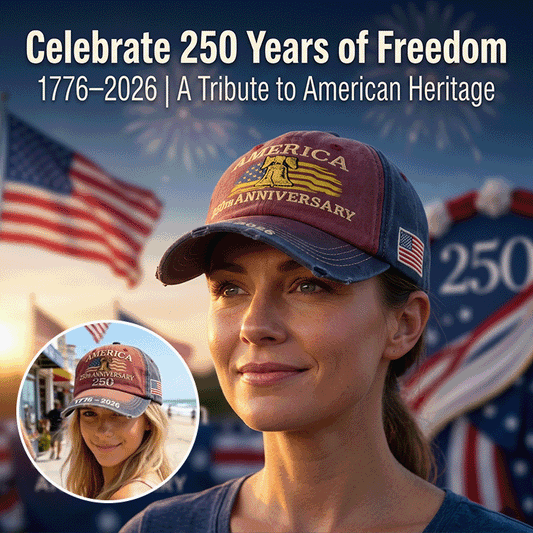 🦅 US 250th Anniversary Heritage Embroidered Cap