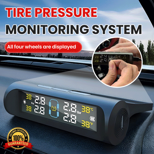 🚗 TireGuard - Solar TPMS – Smart Tire Pressure Monitoring System• No Wiring Needed • Drive with Confidence