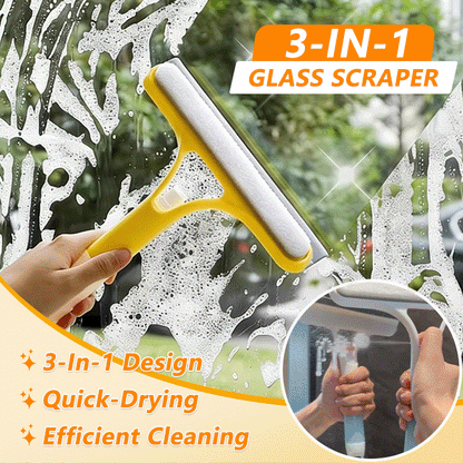 3-in-1 Window Cleaning Squeegee