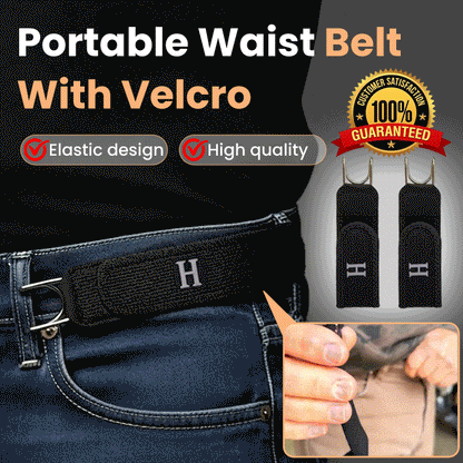 Adjustable Elastic Waist Belt (2-Pack) – Buckle-Free Comfort