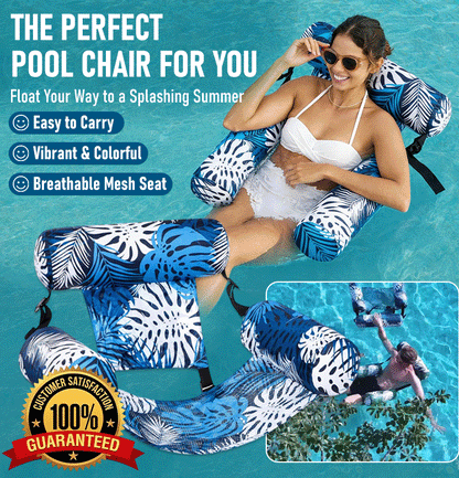 🌊 FloatEase™ Mesh Pool Lounge