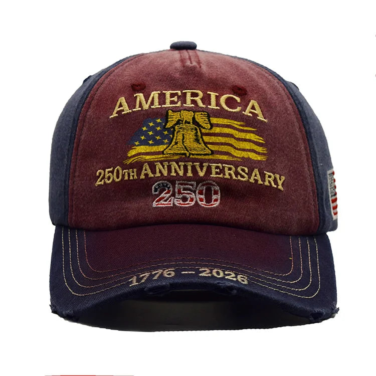 🦅 US 250th Anniversary Heritage Embroidered Cap