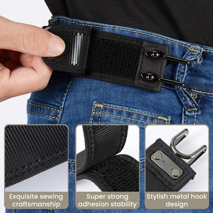 Adjustable Elastic Waist Belt (2-Pack) – Buckle-Free Comfort