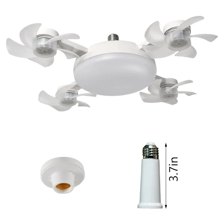 Smart LED Ceiling Fan Light • Ultra Quiet • Flicker-Free • Energy Saving • Space-Saving Design