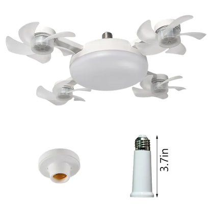 Smart LED Ceiling Fan Light • Ultra Quiet • Flicker-Free • Energy Saving • Space-Saving Design