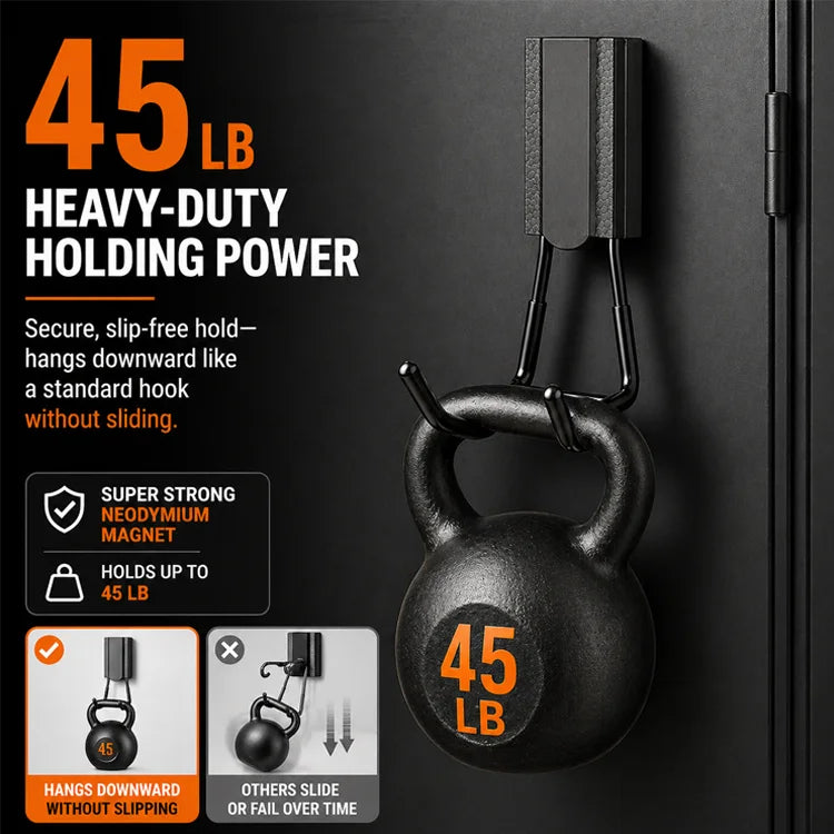🧲 LockMag™ Heavy-Duty Magnetic Hook