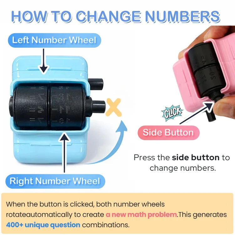 ✏️ MathRoll™ 4-in-1 Math Roller Stamp