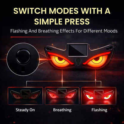 Solar LED Demon Eye Car Accent Light