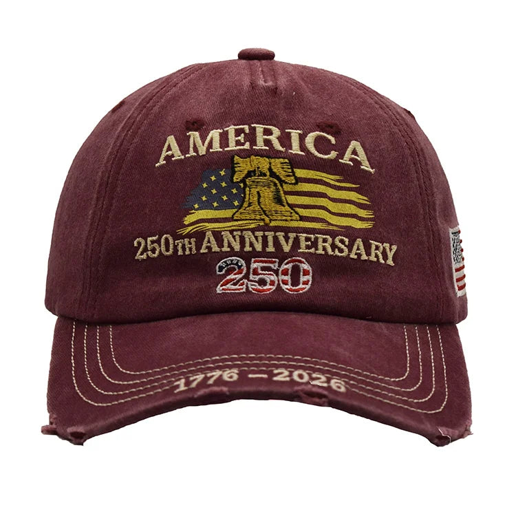🦅 US 250th Anniversary Heritage Embroidered Cap