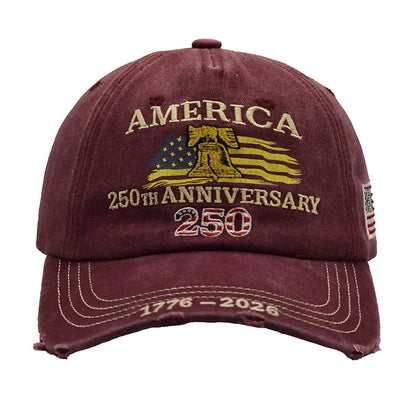 🦅 US 250th Anniversary Heritage Embroidered Cap