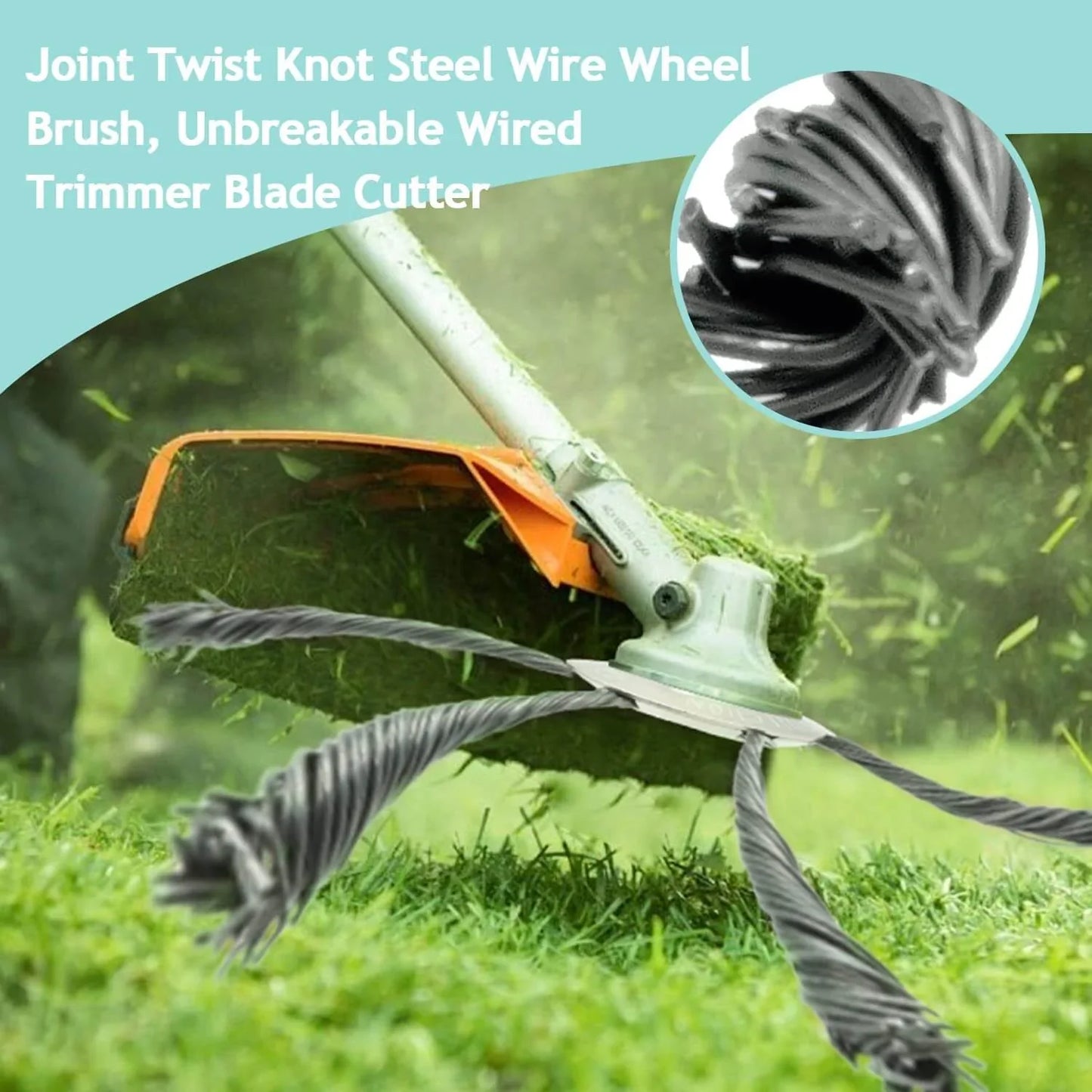 6” Heavy-Duty Steel Wire Trimmer Head