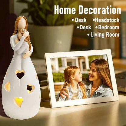 Eternal Hug - Mother & Daughter LED Candle Holder