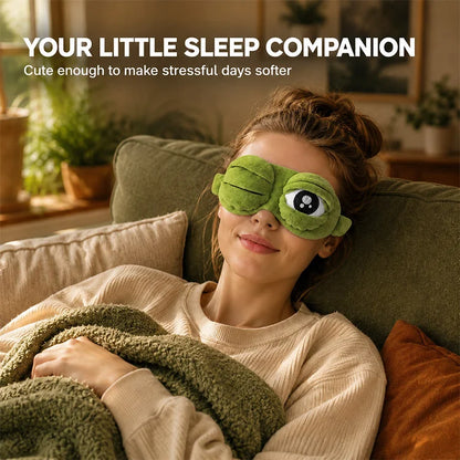 🐸 Frog Sleep Mask - The Funniest Way to Block Out the World & Cry in Complete Darkness 😂💤