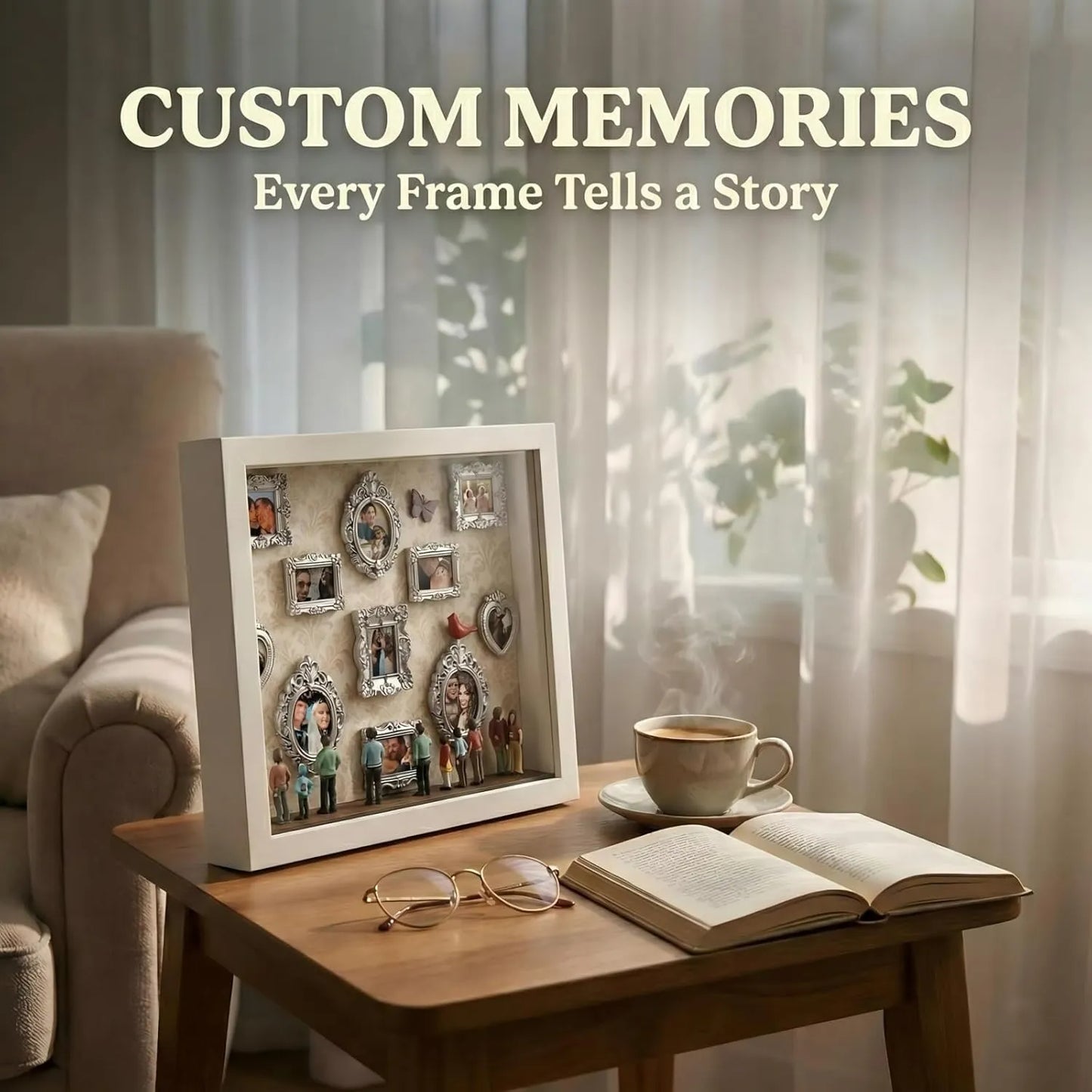 🏛️ DIY Mini Museum Silhouette Box