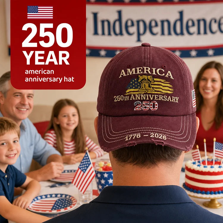🦅 US 250th Anniversary Heritage Embroidered Cap