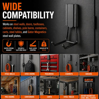 🧲 LockMag™ Heavy-Duty Magnetic Hook