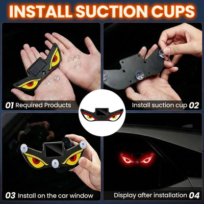 Solar LED Demon Eye Car Accent Light