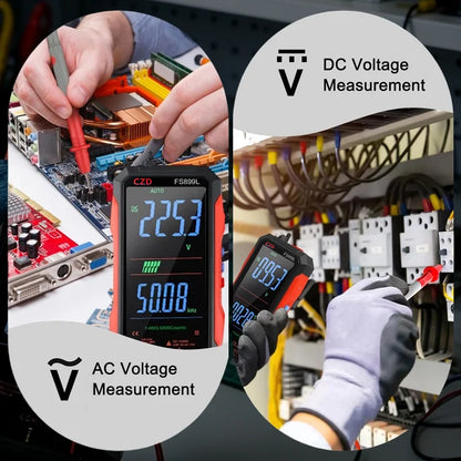 ⚡ Smart Auto-Ranging Digital Multimeter — True RMS, 6000 Counts, NCV, USB-C Rechargeable, IEC CAT III 1000V / CAT IV 600V Certified