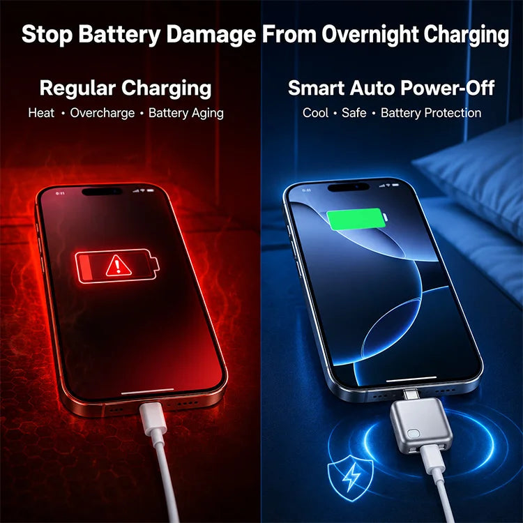 ⚡ AutoVolt - Smart Auto Cut-Off Charging Adapter