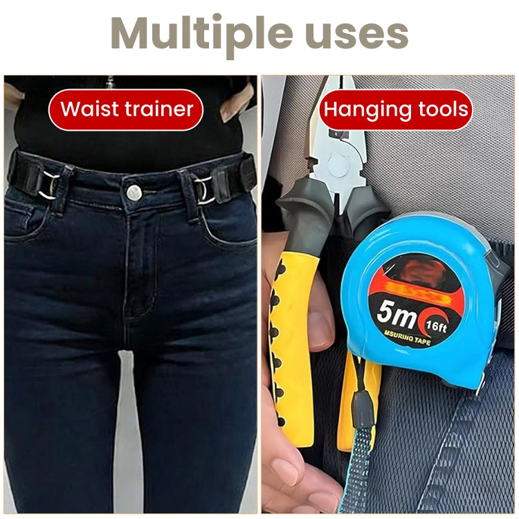 Adjustable Elastic Waist Belt (2-Pack) – Buckle-Free Comfort