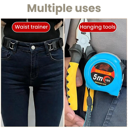 Adjustable Elastic Waist Belt (2-Pack) – Buckle-Free Comfort