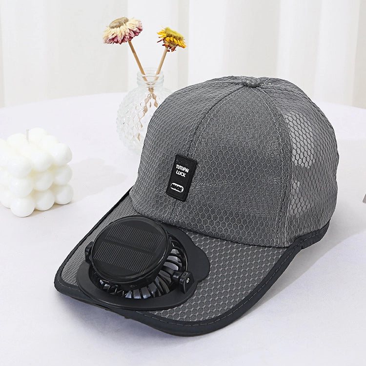 🧢 Solar Breeze Fan Hat-Shade above you - Solar-Powered • Built-in Fan • Stay Cool Anywhere