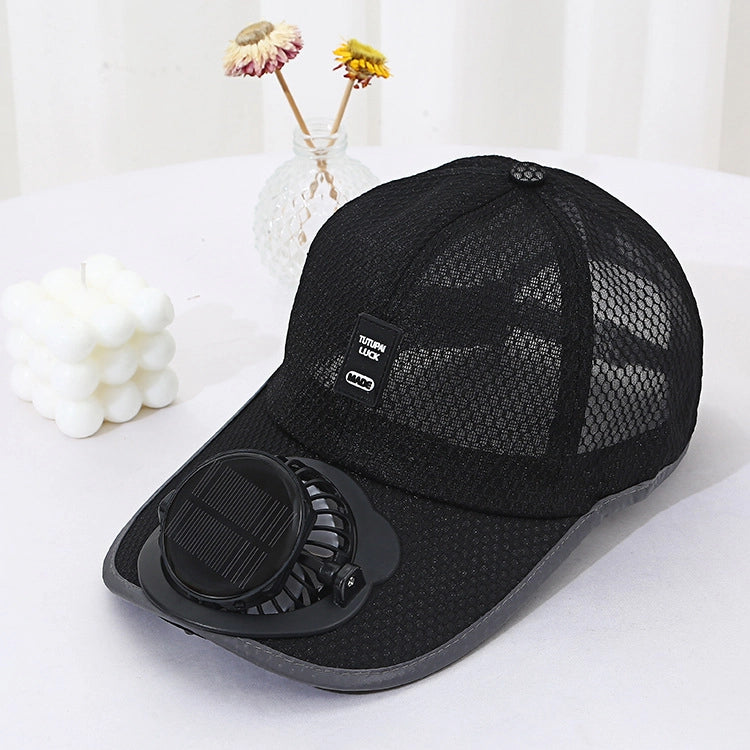 🧢 Solar Breeze Fan Hat-Shade above you - Solar-Powered • Built-in Fan • Stay Cool Anywhere