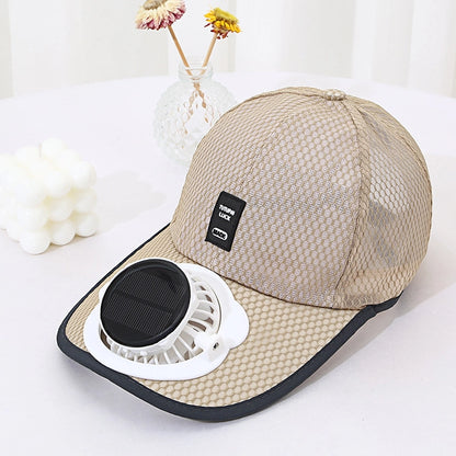 🧢 Solar Breeze Fan Hat-Shade above you - Solar-Powered • Built-in Fan • Stay Cool Anywhere